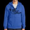 Tall Essential Fleece Full Zip Hooded Sweatshirt Thumbnail