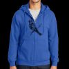Tall Essential Fleece Full Zip Hooded Sweatshirt Thumbnail
