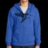 Tall Essential Fleece Full Zip Hooded Sweatshirt Thumbnail