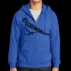 Tall Essential Fleece Full Zip Hooded Sweatshirt Thumbnail