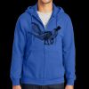 Tall Essential Fleece Full Zip Hooded Sweatshirt Thumbnail