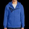 Tall Essential Fleece Full Zip Hooded Sweatshirt Thumbnail