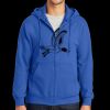 Tall Essential Fleece Full Zip Hooded Sweatshirt Thumbnail