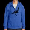 Tall Essential Fleece Full Zip Hooded Sweatshirt Thumbnail