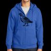 Tall Essential Fleece Full Zip Hooded Sweatshirt Thumbnail
