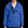 Tall Essential Fleece Full Zip Hooded Sweatshirt Thumbnail