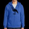 Tall Essential Fleece Full Zip Hooded Sweatshirt Thumbnail