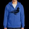Tall Essential Fleece Full Zip Hooded Sweatshirt Thumbnail