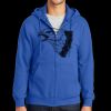 Tall Essential Fleece Full Zip Hooded Sweatshirt Thumbnail