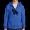 Tall Essential Fleece Full Zip Hooded Sweatshirt Thumbnail