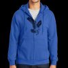 Tall Essential Fleece Full Zip Hooded Sweatshirt Thumbnail