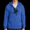 Tall Essential Fleece Full Zip Hooded Sweatshirt Thumbnail