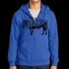 Tall Essential Fleece Full Zip Hooded Sweatshirt Thumbnail