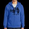 Tall Essential Fleece Full Zip Hooded Sweatshirt Thumbnail