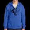 Tall Essential Fleece Full Zip Hooded Sweatshirt Thumbnail