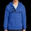 Tall Essential Fleece Full Zip Hooded Sweatshirt Thumbnail