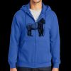 Tall Essential Fleece Full Zip Hooded Sweatshirt Thumbnail