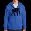 Tall Essential Fleece Full Zip Hooded Sweatshirt Thumbnail