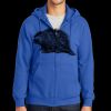 Tall Essential Fleece Full Zip Hooded Sweatshirt Thumbnail