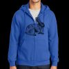 Tall Essential Fleece Full Zip Hooded Sweatshirt Thumbnail