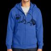 Tall Essential Fleece Full Zip Hooded Sweatshirt Thumbnail