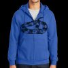 Tall Essential Fleece Full Zip Hooded Sweatshirt Thumbnail