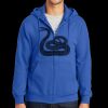 Tall Essential Fleece Full Zip Hooded Sweatshirt Thumbnail