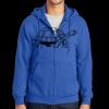 Tall Essential Fleece Full Zip Hooded Sweatshirt Thumbnail