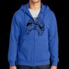 Tall Essential Fleece Full Zip Hooded Sweatshirt Thumbnail