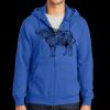Tall Essential Fleece Full Zip Hooded Sweatshirt Thumbnail