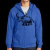 Tall Essential Fleece Full Zip Hooded Sweatshirt Thumbnail