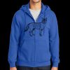 Tall Essential Fleece Full Zip Hooded Sweatshirt Thumbnail