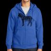 Tall Essential Fleece Full Zip Hooded Sweatshirt Thumbnail