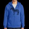 Tall Essential Fleece Full Zip Hooded Sweatshirt Thumbnail