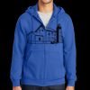 Tall Essential Fleece Full Zip Hooded Sweatshirt Thumbnail