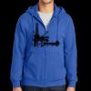 Tall Essential Fleece Full Zip Hooded Sweatshirt Thumbnail