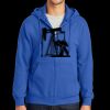 Tall Essential Fleece Full Zip Hooded Sweatshirt Thumbnail