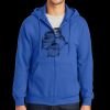 Tall Essential Fleece Full Zip Hooded Sweatshirt Thumbnail