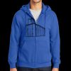 Tall Essential Fleece Full Zip Hooded Sweatshirt Thumbnail