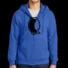 Tall Essential Fleece Full Zip Hooded Sweatshirt Thumbnail