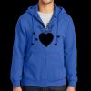 Tall Essential Fleece Full Zip Hooded Sweatshirt Thumbnail