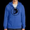 Tall Essential Fleece Full Zip Hooded Sweatshirt Thumbnail
