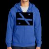 Tall Essential Fleece Full Zip Hooded Sweatshirt Thumbnail
