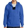 Tall Essential Fleece Full Zip Hooded Sweatshirt Thumbnail