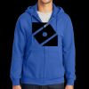 Tall Essential Fleece Full Zip Hooded Sweatshirt Thumbnail