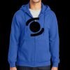 Tall Essential Fleece Full Zip Hooded Sweatshirt Thumbnail