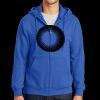 Tall Essential Fleece Full Zip Hooded Sweatshirt Thumbnail