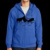 Tall Essential Fleece Full Zip Hooded Sweatshirt Thumbnail