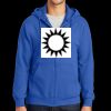 Tall Essential Fleece Full Zip Hooded Sweatshirt Thumbnail