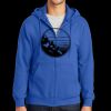 Tall Essential Fleece Full Zip Hooded Sweatshirt Thumbnail